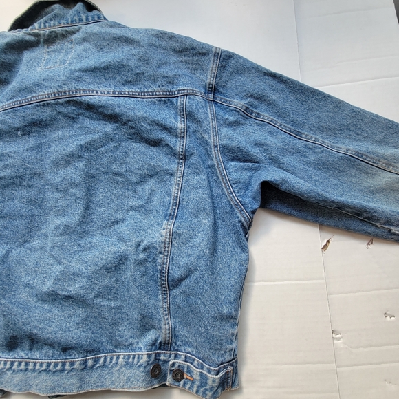 Vintage fission denim mens Jean jacket large - Picture 8 of 9